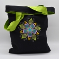 Bild 1 von Tasche Einkaufstasche Blüte schwarz