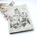 Bild 2 von Notizbuch mit Filzhülle Trailrun Dame Mädchen 