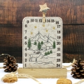 Tischadventskalender aus Filz Adventskalender Bergliebe Berge