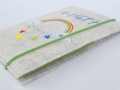 Bild 3 von U-Heft Hülle aus Filz mit Regenbogen  / (Variante) mit Schriftzug 
