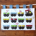 Adventskalender Wandbehang mit Zug und Wagongs