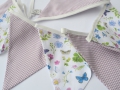 Wimpelkette flieder Blumen 
