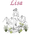 Bild 1 von Mappe Ringbuch mit Hülle aus Filz Mädchen Trailrun mit Name