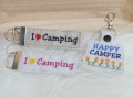 Schlüsselanhänger Filz Camping