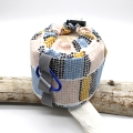 Bild 3 von Toilettenpapierbeutel Klopapier Camping Beutel  senf hellblau grau