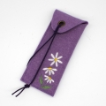 Bild 2 von Etui Filzetui Stifteetui Brillenetui Blume flieder