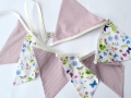 Bild 2 von Wimpelkette flieder Blumen 