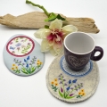 Bild 1 von Mug Rug Untersetzer Osterei Blumen