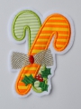 Aufnäher Applikation bunte Zuckerstangen