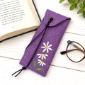 Bild 1 von Etui Filzetui Stifteetui Brillenetui Blume flieder