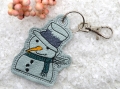 Schlüsselanhänger Schneemann