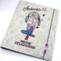 Bild 3 von Zeugnismappe Ringbuch mit Hülle Mädchen mit Buch und Herzen