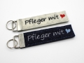 Schlüsselanhänger Pfleger mit Herz