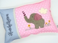Bild 3 von Kissen Elefant rosa fertig genäht